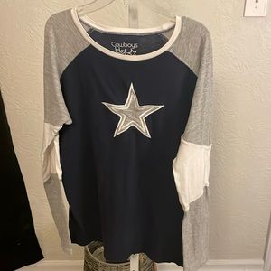 Cowboys Her Style long sleeve t shirt XL